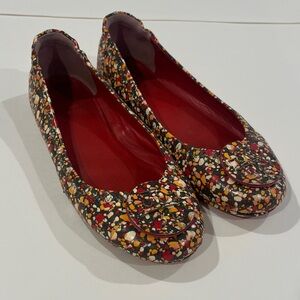 Tory Burch Multi Color Women's “Minnie” Ballet Flats